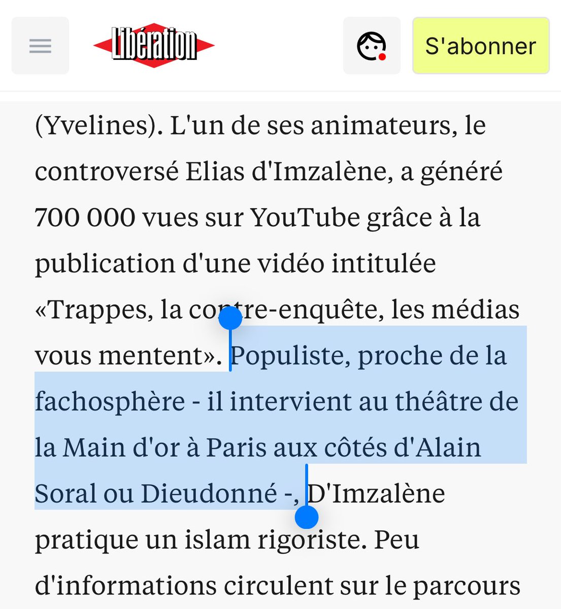 L’axe Soral-Dieudonné tendance islamiste se confirme à la France insoumise. Ici Thomas Portes avec le fiché S Elias d’Imzalène et Taha Bouhafs.