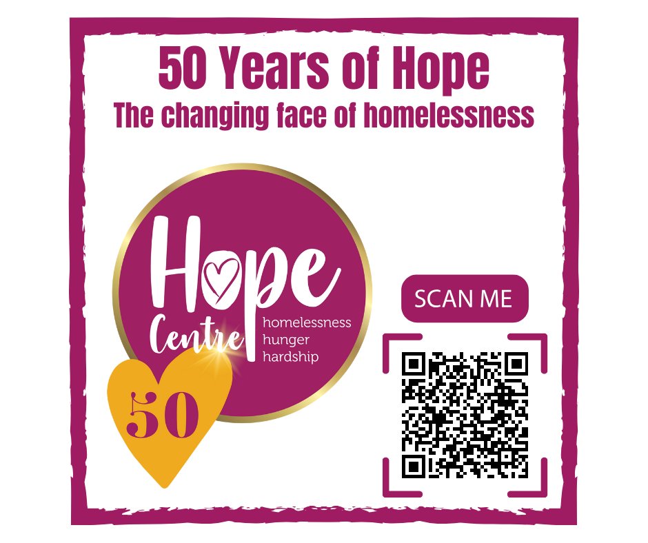 You might start seeing some of these pop-up around town. If you find them on mirrors, think about how easy it is to become homeless! If you see one, put it on social and tag us. Did they make you you stop and think? #50YearsOfHope #Birthday #FaceOfHomelessness