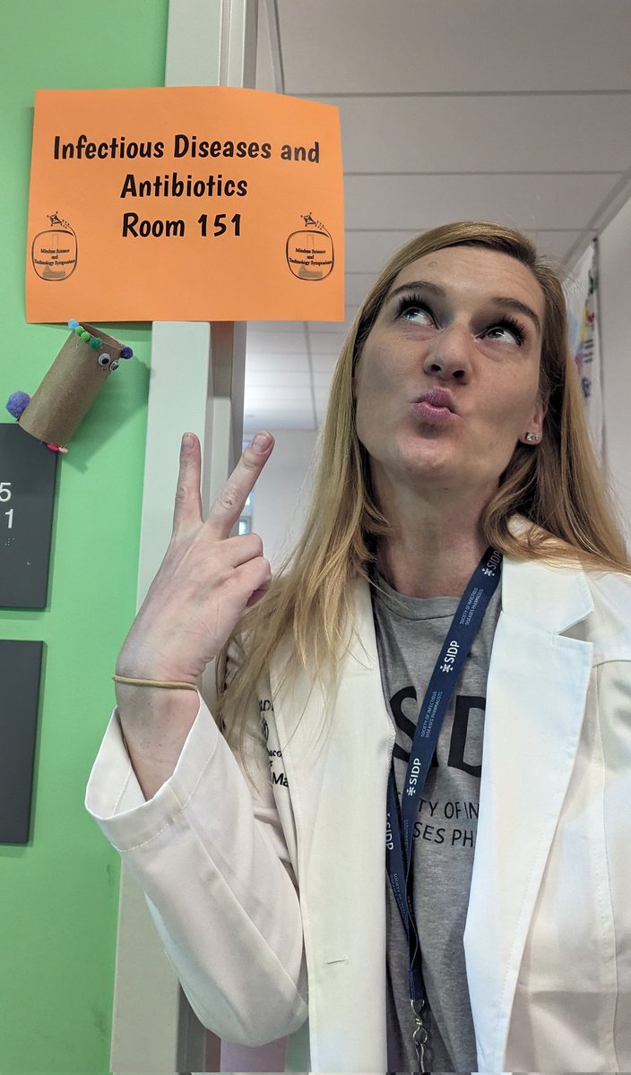 mmPharmD's tweet image. Science Symposium was today!  Kids did well.  Most paid attention.  10 yo says he now wants to be a pharmacist 🤷🏼‍♀️ 

How much @SIDPharm gear can we cram in one photo?  #Tshirt #Lanyard #Tote #WaterBottle (that was left at home 😭)