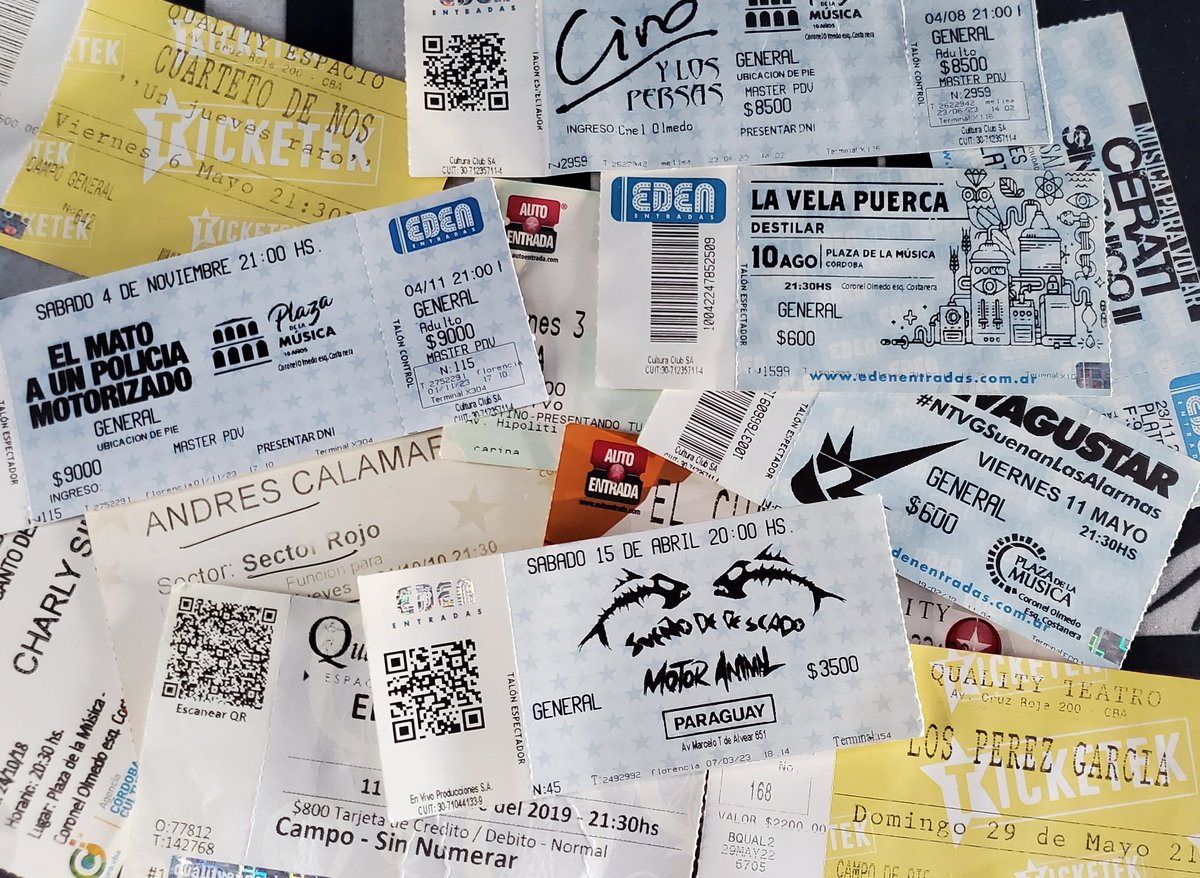 rockEnSpotify's tweet photo. Cómo odio los QR, dónde quedó la mística de tener la entrada en físico? https://t.co/m3OtsBc5nt
