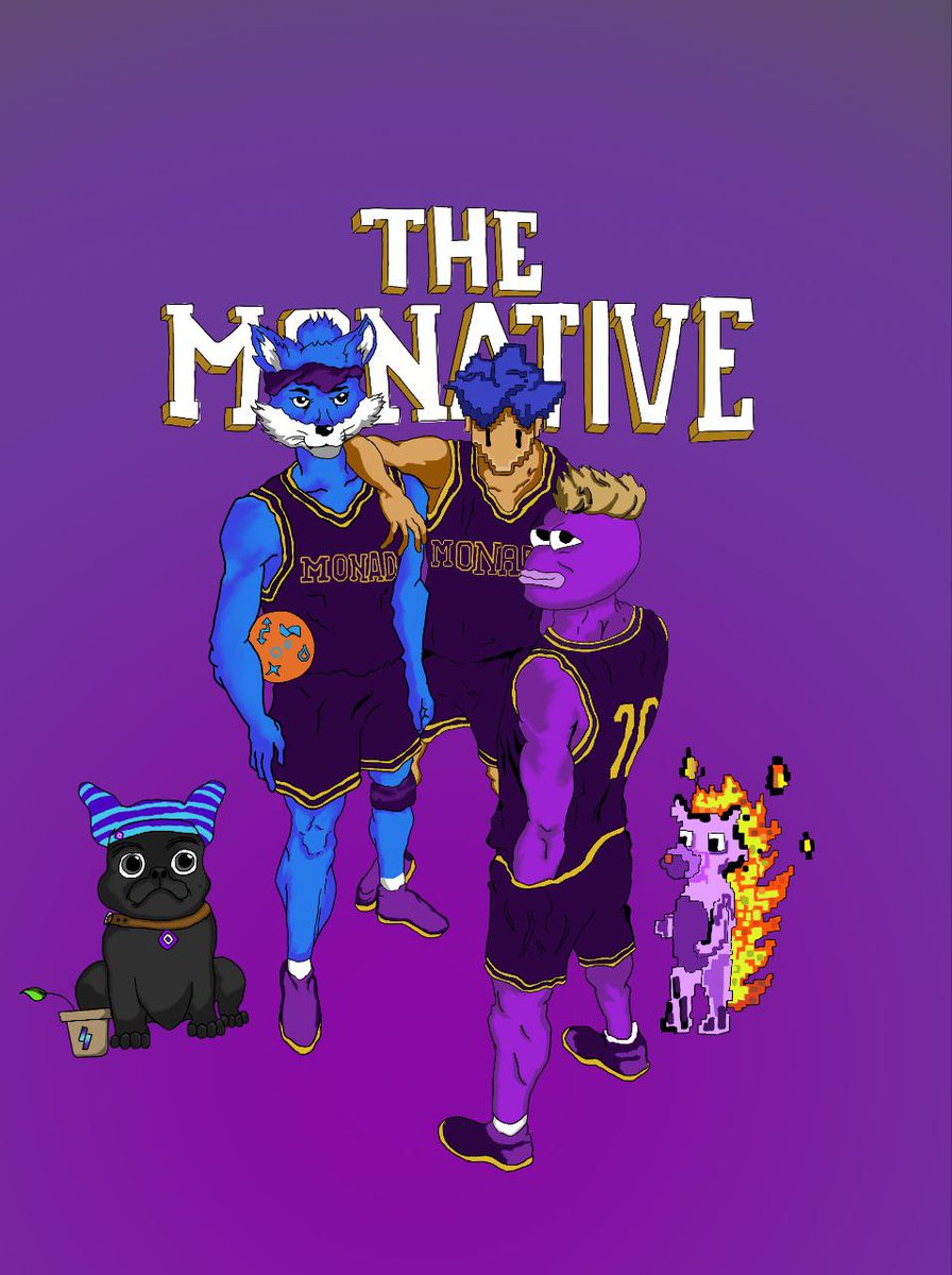 lil_psalmy's tweet photo. THE 4 BIGGEST MONAD PROJECTS 
Uniting together to make monad great and let everyone know that they are the Kings
#Monative @monad_xyz 

We have
 @NitroFinance 
@spikynads 
@monadians_xyz 
@BreathOfEstova 

 So after 5days 7hrs 17min I was able to create an art that shows teamwork https://t.co/fdpgiqSC3r