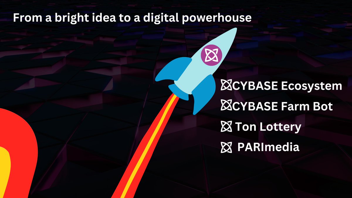 samxonite's tweet image. From a small idea to a digital powerhouse, @cyberbasexyz is revolutionizing the Web3 space! 🚀

🌐 #CyberBase #Blockchain