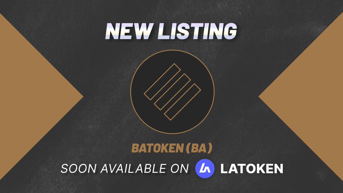 Latoken_cex's tweet photo. 🏆 BATOKEN (BA) will be listing soon on LATOKEN

Get ready for Batoken, the next-generation exchange that promises to revolutionize the way you trade digital assets. Designed with cutting-edge technology and user experience in mind, Batoken aims to be the premier platform for both new and seasoned traders.

🔹 Website: https://t.co/kNCwdRBpK4
🔹 Twitter: @batokenLa 
🔹 Telegram: https://t.co/d6lZFXUroN