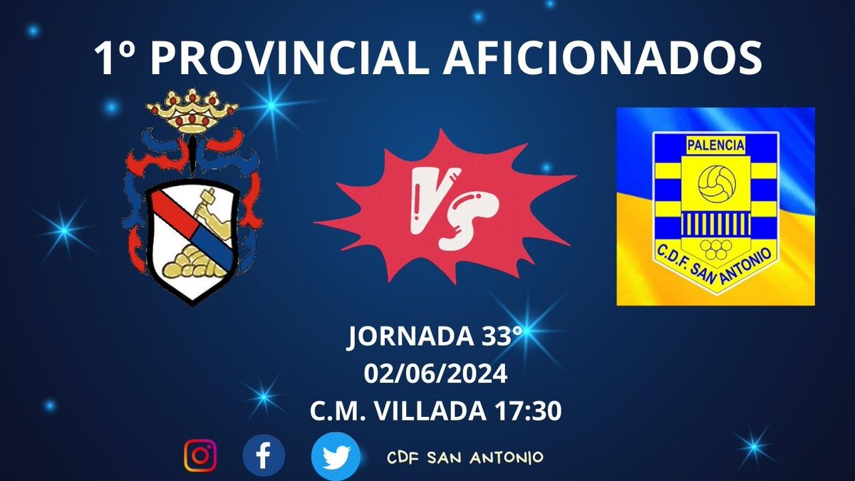 CDF_SANANTONIO's tweet photo. Último desplazamiento de la temporada en la que nos vamos hasta Villada para enfrentarnos el domingo en el Municipal de Villada a partir de las 17:30 al @cdvillada1 
Vamos a por la última victoria como visitante. Ánimo chicos.
#Vamossanantonio https://t.co/7Fdhe43bok