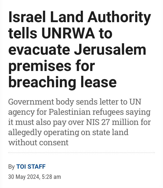 The settler state using the same legal tools it uses to ethnically cleanse Palestinians to expel UNRWA