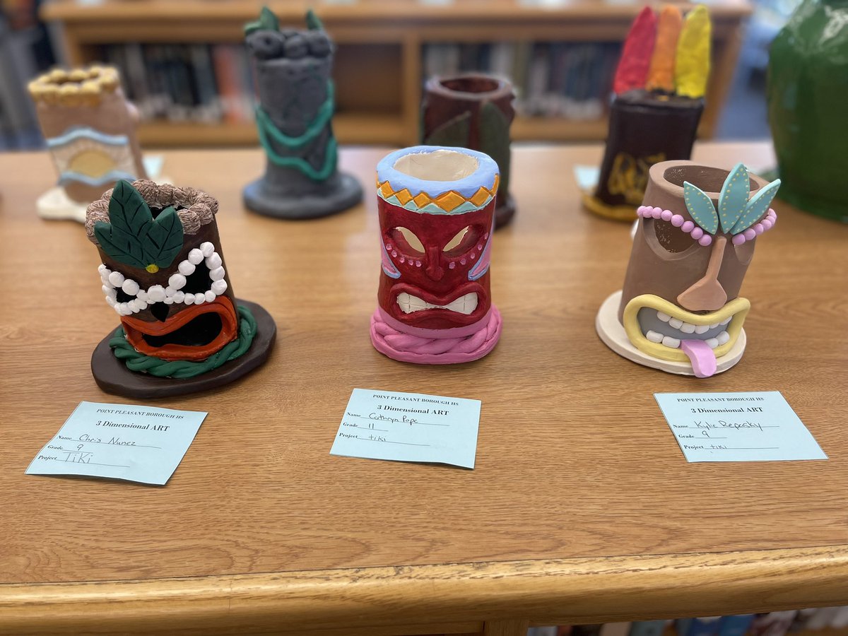 PtBoroSchools's tweet photo. The artwork displayed at this week's @PointBoroHS Art Show was truly impressive! Outstanding job to our talented students and art teachers! #PantherPath https://t.co/KpSjXYP1HP
