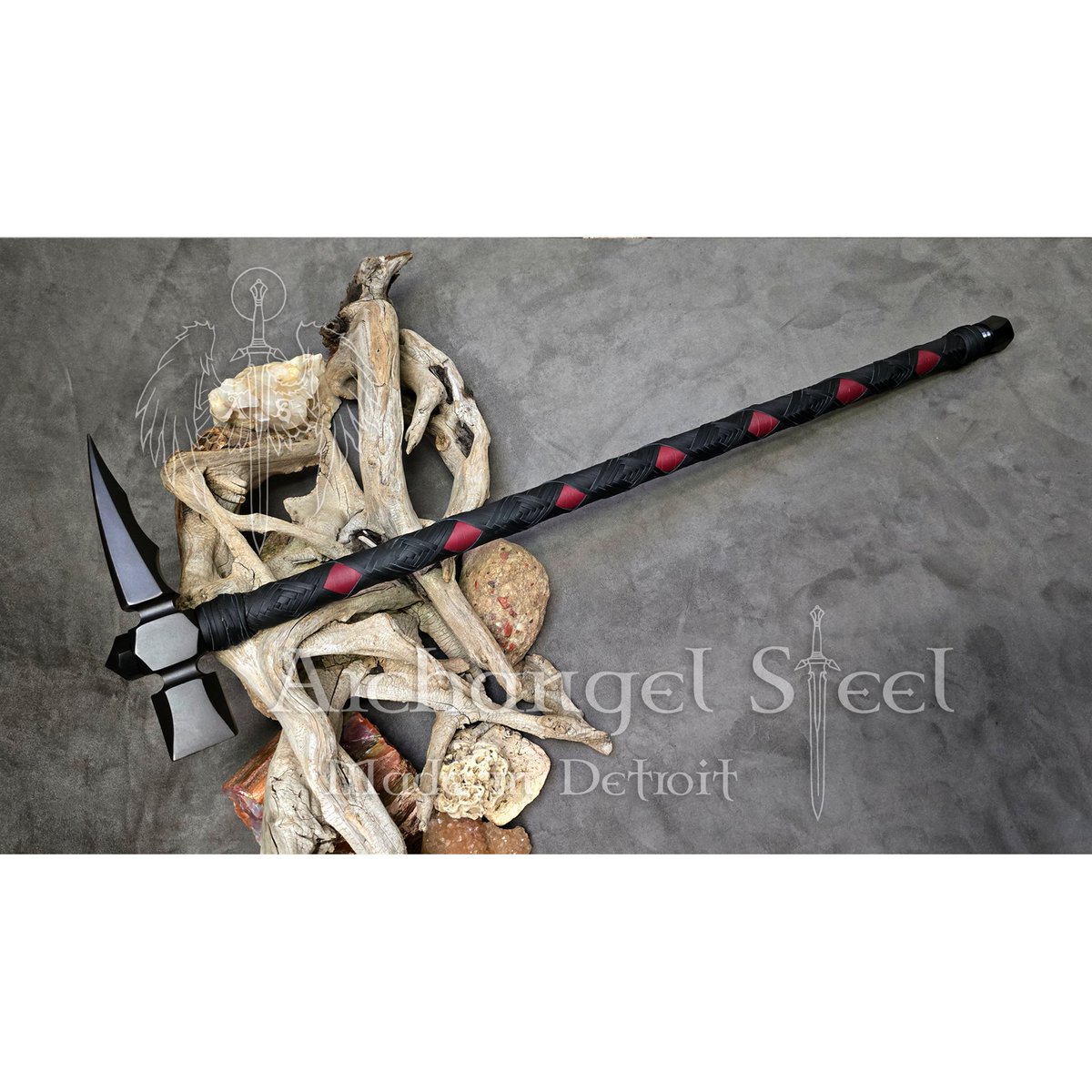 ArchangelSteel5's tweet photo. Bill's Spiked Hammer is finished. πβοΈ
#warhammer #hammer #hammersmith #steelart #michiganartist #SteelSmith #Detroit https://t.co/ZHV6SMVkM2