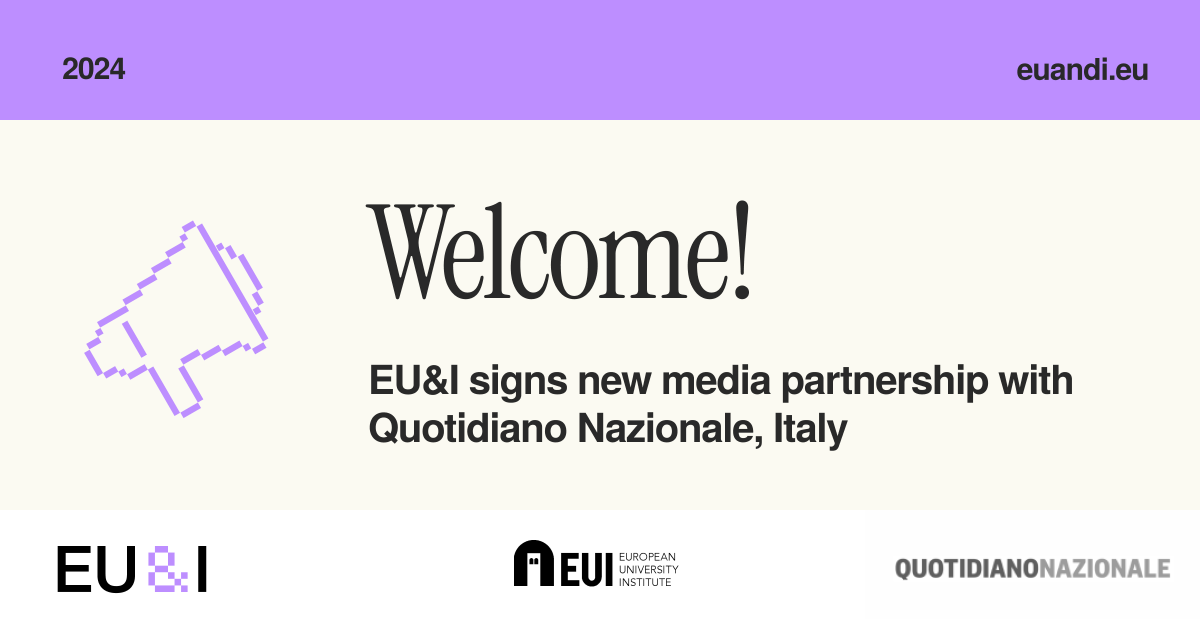 🎉 Excited to partner with @qnazionale! EU&I is teaming up with media partners across the 🇪🇺 #EU to empower citizens to make informed choices in the 2024 #EPelections 🗳️ Try it out now and find your best party match 🔗👉 loom.ly/XDHwPss Interested? Contact us! #EUandI