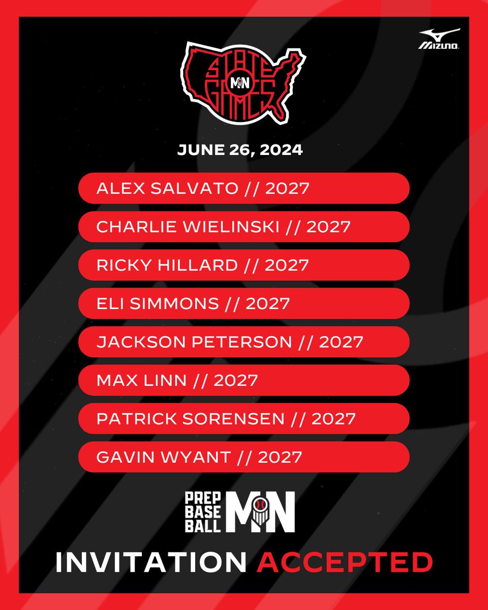 𝐒𝐓𝐀𝐓𝐄 𝐆𝐀𝐌𝐄𝐒 ✅ 𝘐𝘯𝘷𝘪𝘵𝘦 𝘈𝘤𝘤𝘦𝘱𝘵𝘦𝘥

See you at Tonka 👋

#MNStateGames24 | #BeSeen