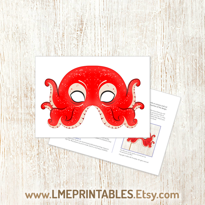 lmeprintables's tweet image. Red Octopus Mask Printable Halloween Costume Animal Mask Ocean Pool Party Sea Monster Beach Acuatic DIY Animal Photo Booth Squid Kid Adult etsy.me/3yAbtQL via @Etsy #redoctopusmask #octopusmask #octopuscostume #poolpartyidea #photoboothprops #animalmasks #undertheseaparty