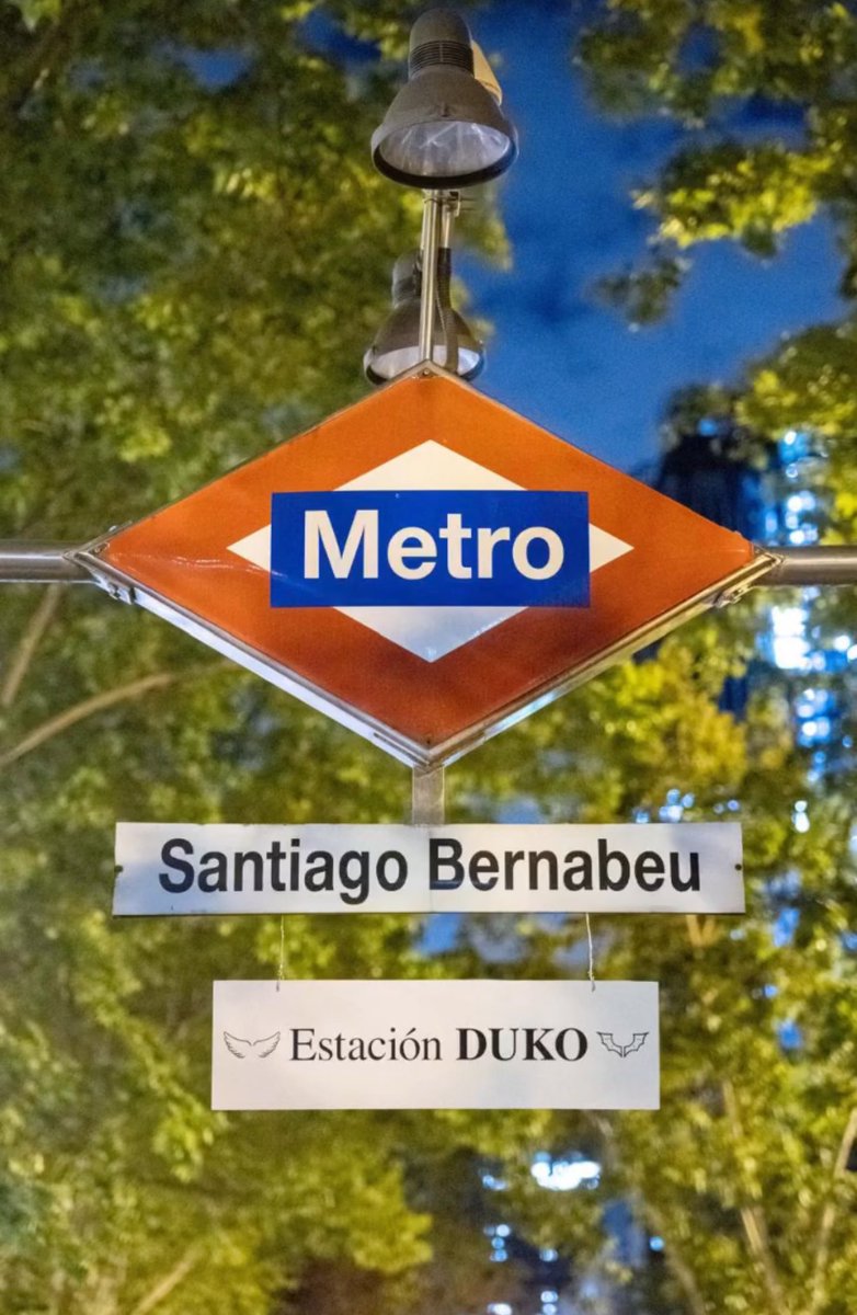 ¿Le han puesto de nombre estación Duko a una estación de metro?

Habrá que celebrarlo! Con el código MODODIABLO tendrás un 20% de descuento en nuestra colección Modo Diablo 😈