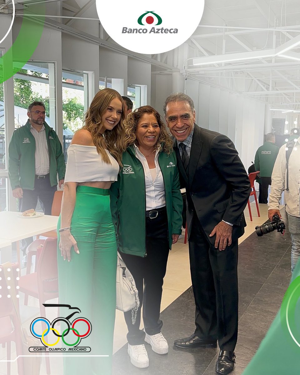 En #BancoAzteca apoyamos a deportistas que llevan en su corazón el esfuerzo, dedicación y amor por México. Por eso, hoy despediremos a los atletas del equipo olímpico mexicano que nos representarán en #París2024.