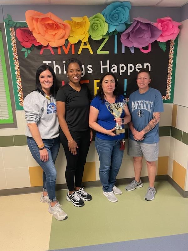 Congratulations Bulldogs! We keep the attendance trophy!! ⁦<a href="/JHaleyBulldogs/">John Haley Elementary</a>⁩