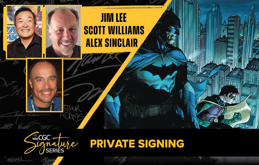 CGCComicsEsp's tweet photo. Nueva sesión de firmas disponible en la web…Jim Lee, Scott Williams y Alex Sinclair. Hasta el 29 de Junio‼️😻👍🏻

https://t.co/2ZrOqjLnoe

#supervazquezcomics #cgccomics #cgccomicsesp #signedcomics #cgcsignatureseries https://t.co/oBBiGXIbR6