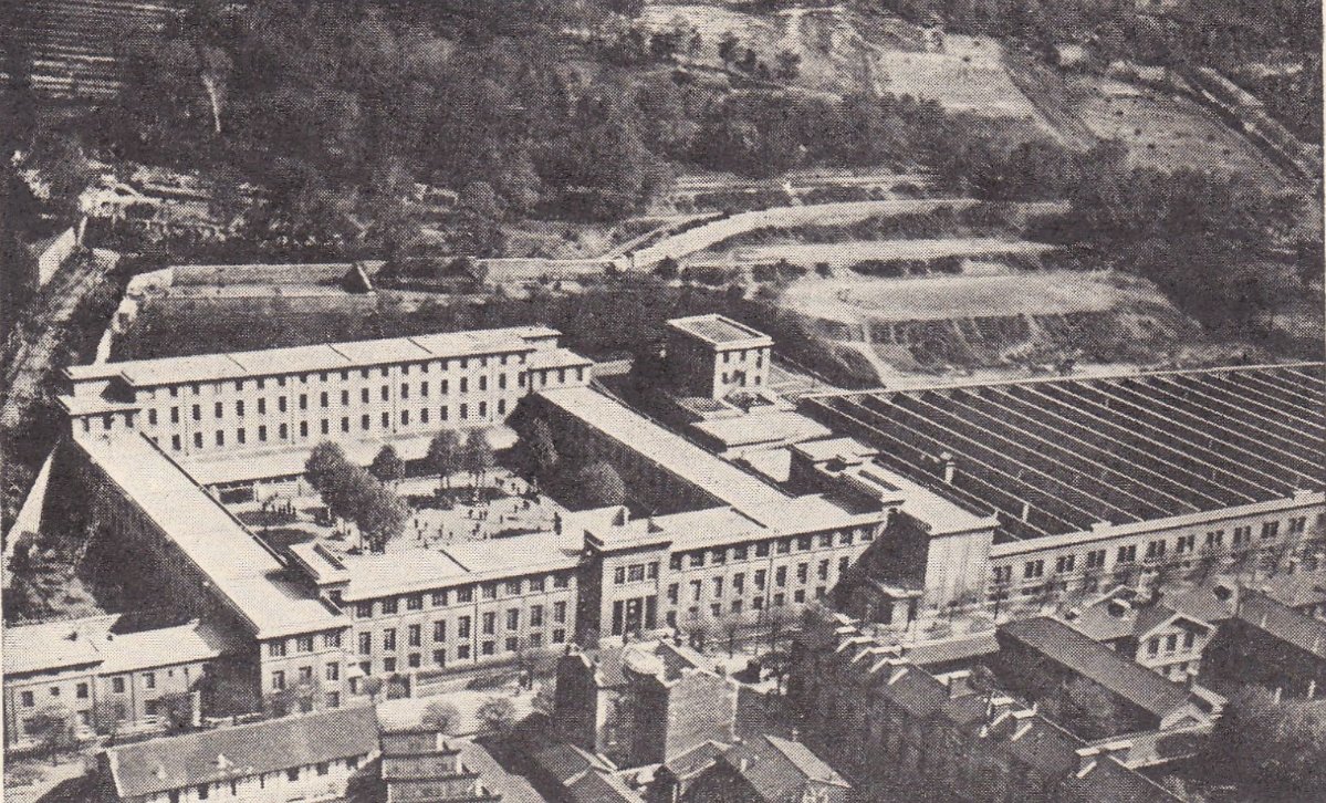 [42] Loire St Etienne 1946 avec l'école le lycée professionnel Etienne Mimard.