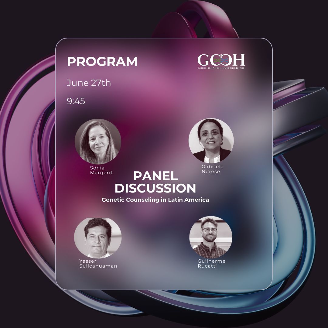 SplaGen's tweet photo. Haverá palestras sobre aconselhamento genético no Chile, Argentina e Peru, um painel sobre a situação na América Latina e muito mais. O evento é gratuito e a participação pode ser presencial ou a distância https://t.co/dqq1n4aCAZ

Não percam essa oportunidade de aprendizado! https://t.co/WHOUqEZkEA
