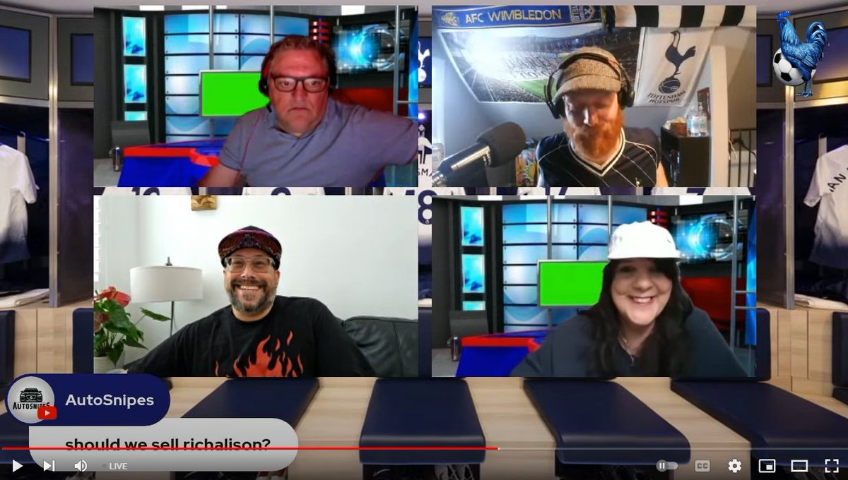 Teamtottenhamgo's tweet image. Come watch me on El Tel Cockerel, live now!
youtube.com/watch?v=V4Tx0A…