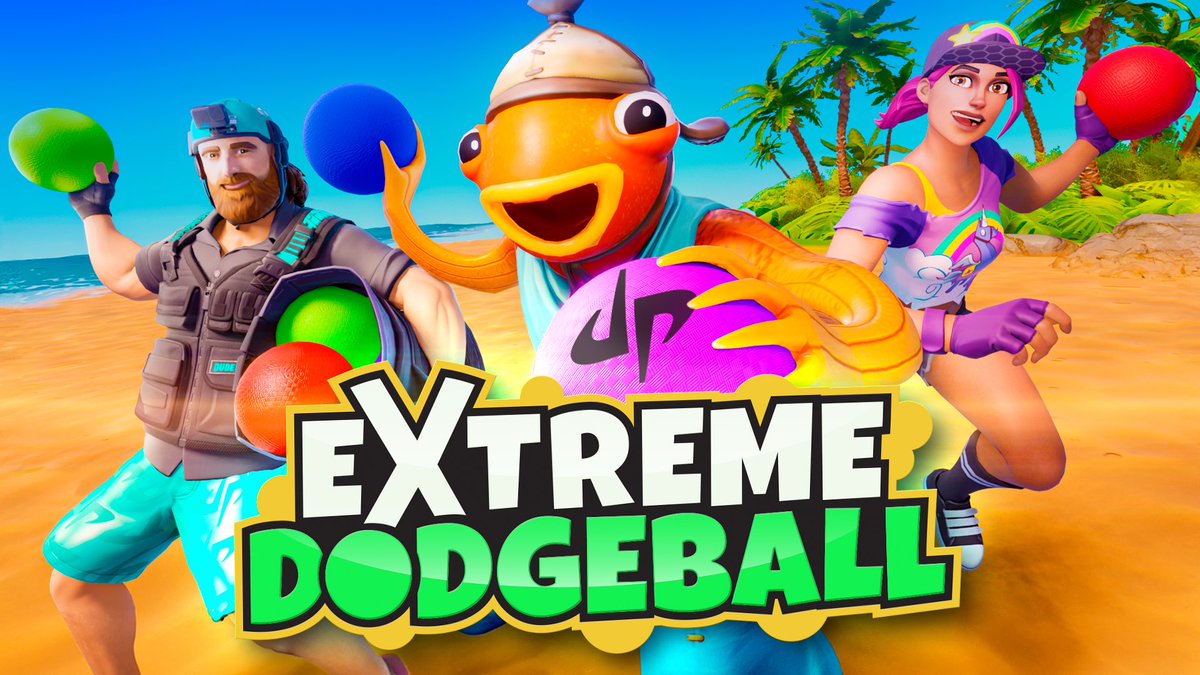 Get ready for a twist on classic Dodgeball from Dude Perfect! 

💪 Power up with pickups, attack with custom launchers, and rank up for new balls in the shop. Join the 16-player FFA DodgeBrawl madness, powered by #UEFN and sponsored by GoPro! 

☄️ ISLAND CODE: 6049-0391-0019