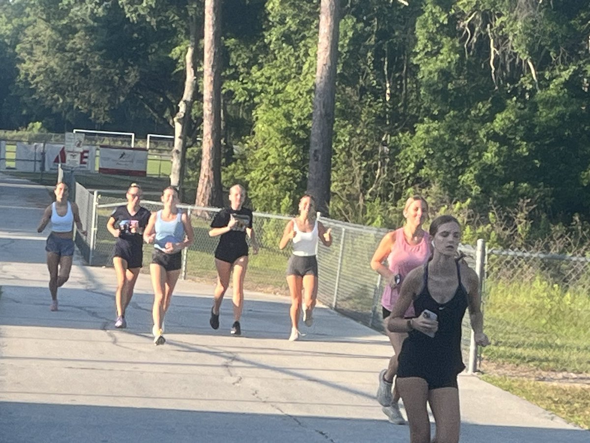 RRHSXCTEAM's tweet photo. Summer miles bring November smiles! Starting the summer off right! Great job by all!!! @rrhsknights @RRGirlsWts https://t.co/axFuXSU5w8