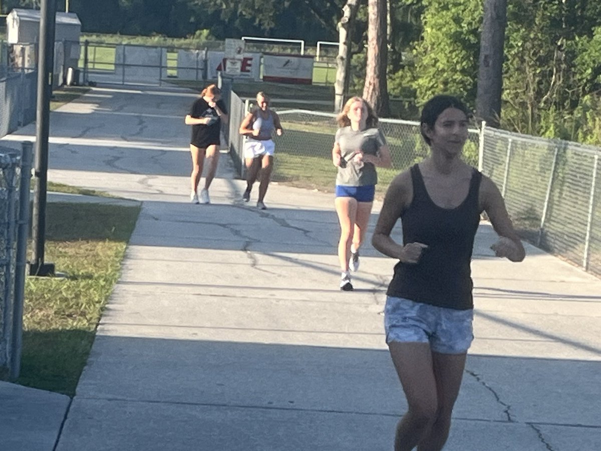RRHSXCTEAM's tweet photo. Summer miles bring November smiles! Starting the summer off right! Great job by all!!! @rrhsknights @RRGirlsWts https://t.co/axFuXSU5w8