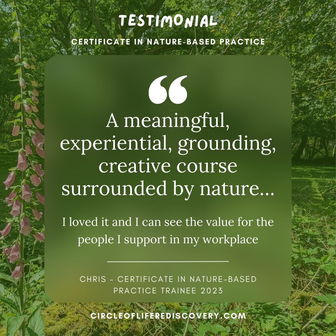 outdoorteacher's tweet image. We have some exciting news and events coming up surrounding this first of it’s kind of course for mental health practitioners, occupational therapists, teachers and more. Stay tuned and don’t miss your chance to train with us. Visit the link to book: circleofliferediscovery.com/product/certif…