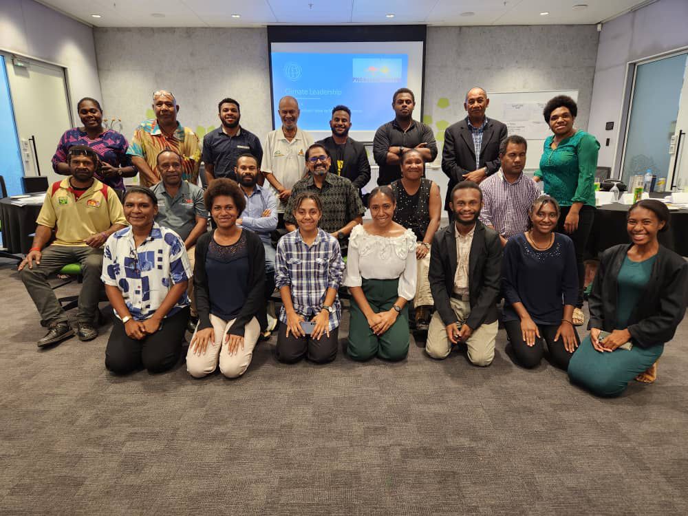 This week <a href="/IFES1987/">IFES</a> hosted a climate leadership training workshop in Port Moresby, Papua New Guinea. The training highlighted the electoral rights of climate-displaced people 🇵🇬#ClimateLeadership #ClimateResilience #ClimateCrisis #Elections #ClimateDisplacement
