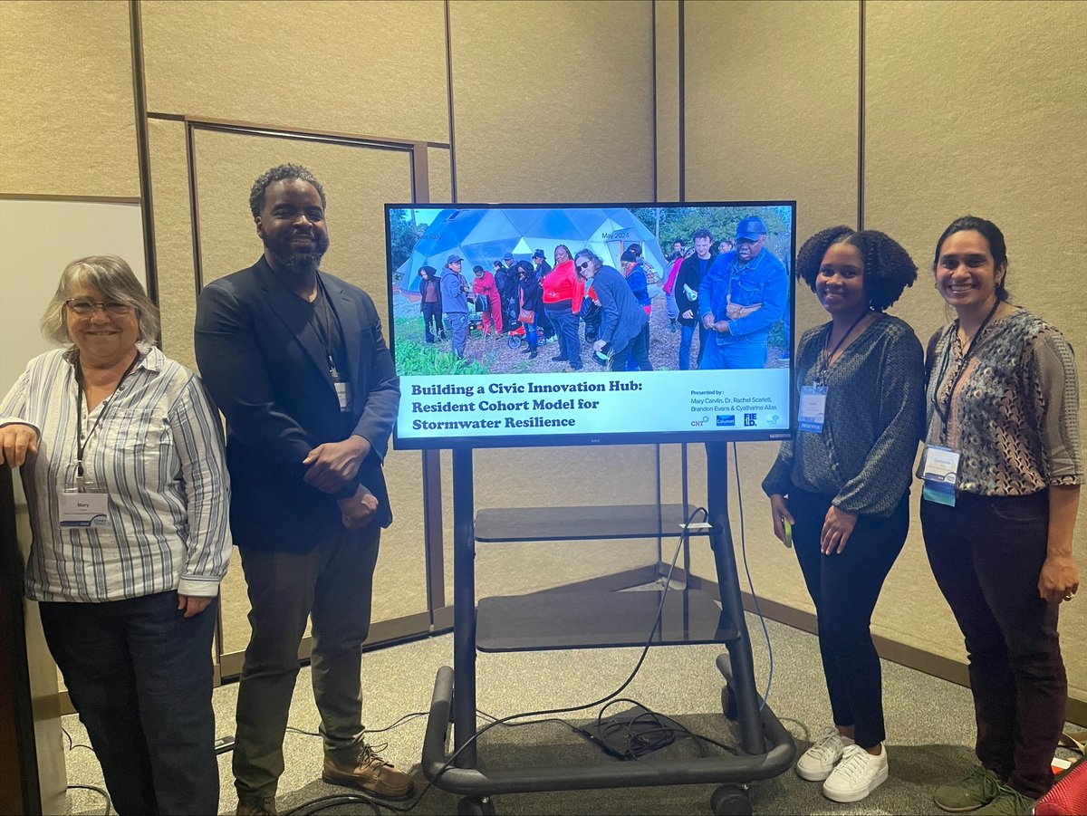 Two weeks ago, Blue Island resident Mary Carvlin and CNT's Brandon Evans, Dr. Rachel Scarlett, and Cyatharine Alias spoke at the River Rally fresh water conference where they focused on resident's experiences with stormwater Infrastructure to create stormwater resilience.