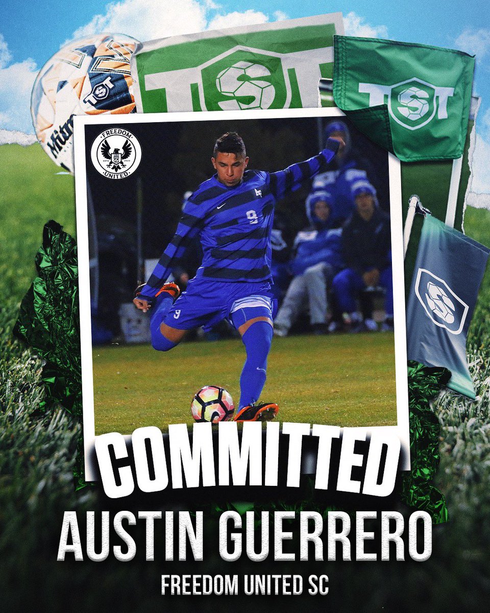 freedomunitedsc's tweet photo. Freedom United SC is excited to announce Austin Guerrero as a member of our squad looking to conquer TST this upcoming June! https://t.co/mgg37MkhRC