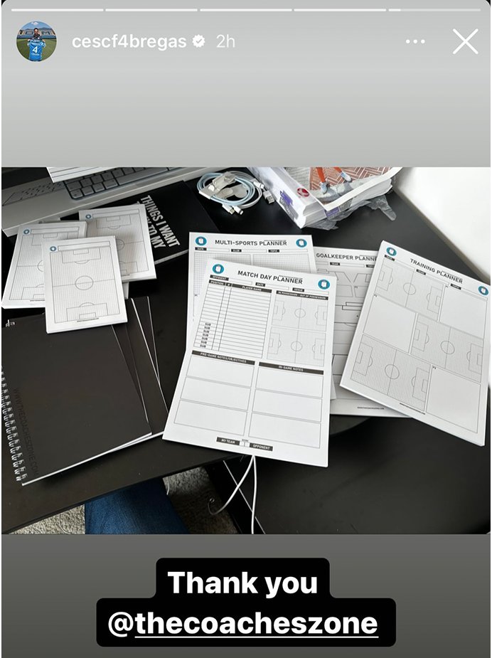 TheCoachesZone's tweet image. Cesc Fàbregas, one of the greatest midfielders of his generation, who achieved promotion from Serie B to Serie A in his first year as a professional coach 👏🇪🇸

It’s a true honor to have had legend like Cesc Fàbregas use our coaching planners ⚽️🏆

🛍️ thecoacheszone.com/store