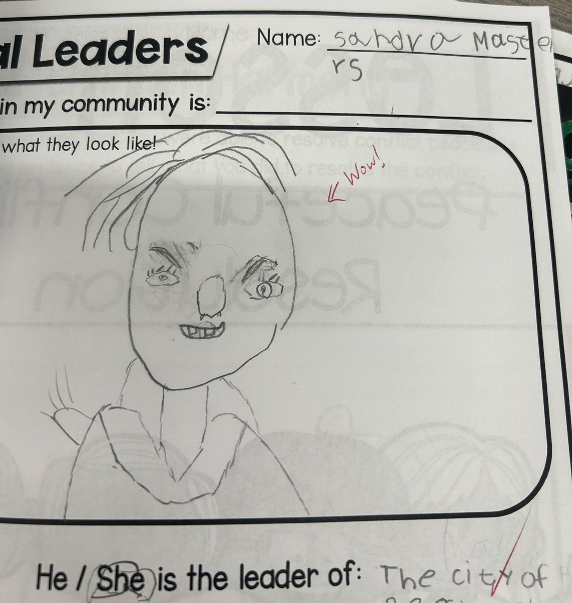 Some great little artists learned all about <a href="/CityofRegina/">City of Regina</a> mayor Sandra Masters this week! #NailedIt?