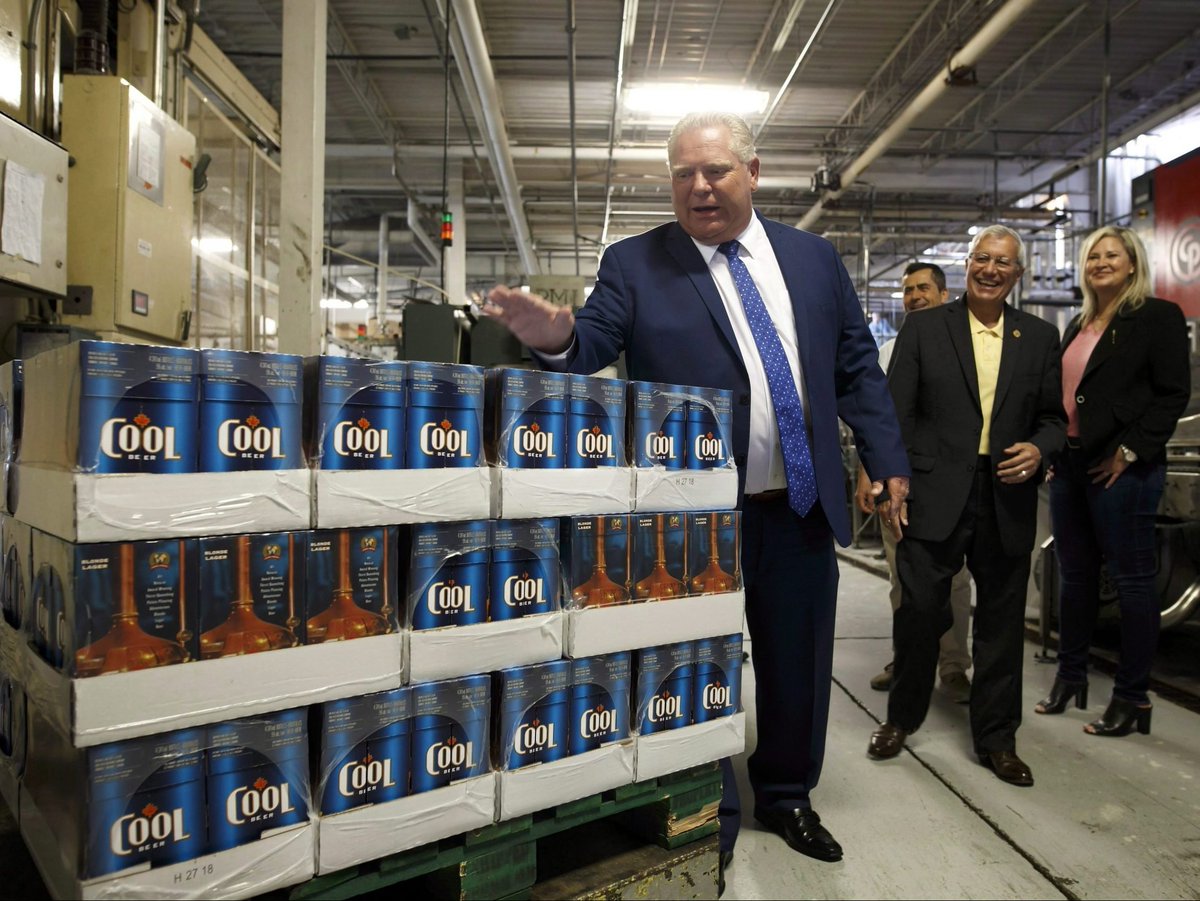 #ONpoli 

BREAKING:
Doug Ford to count every case of beer sold at Walmart as a new home
