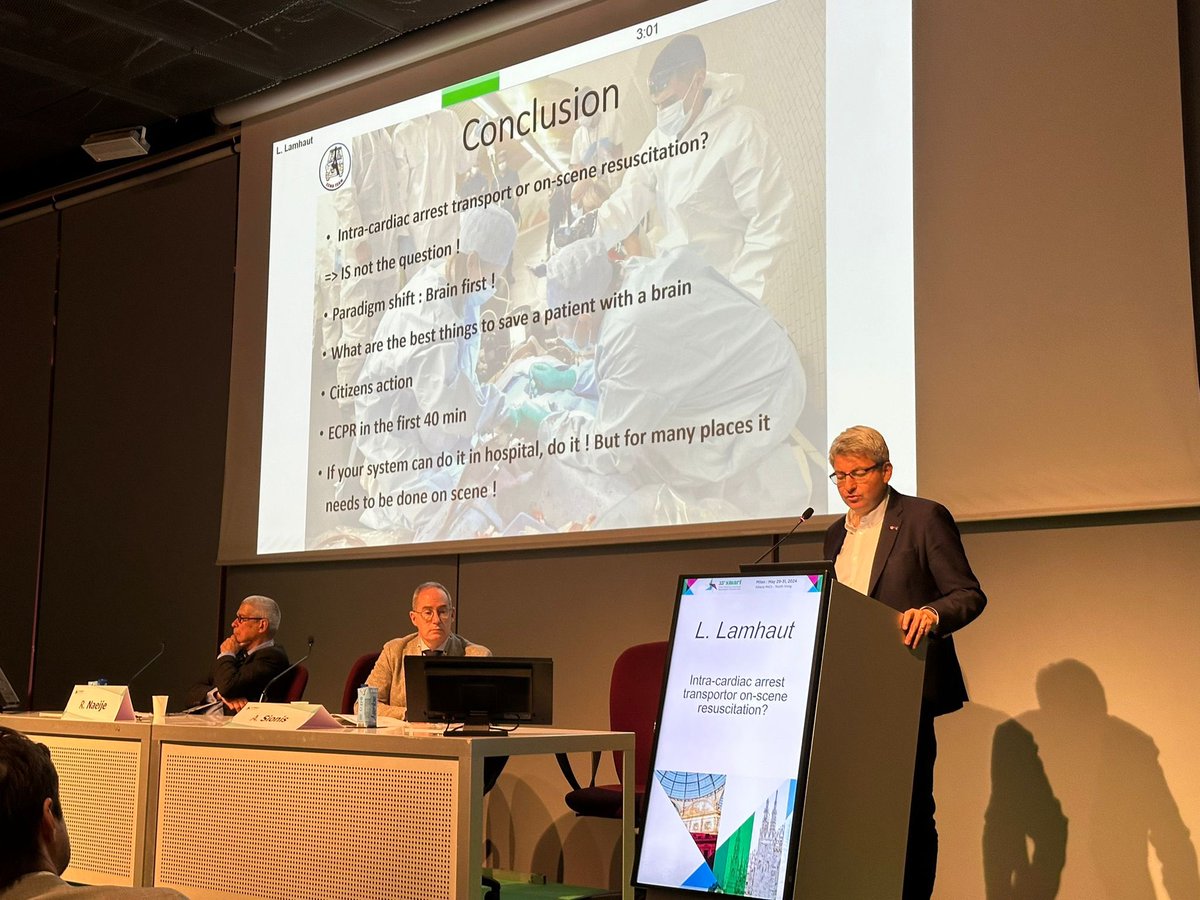 🇮🇹Share with Italian colleagues at #smart Congress a different spirit where physiology have a real place ! 🙏 for the welcome #ohca #ecmo #ems #share