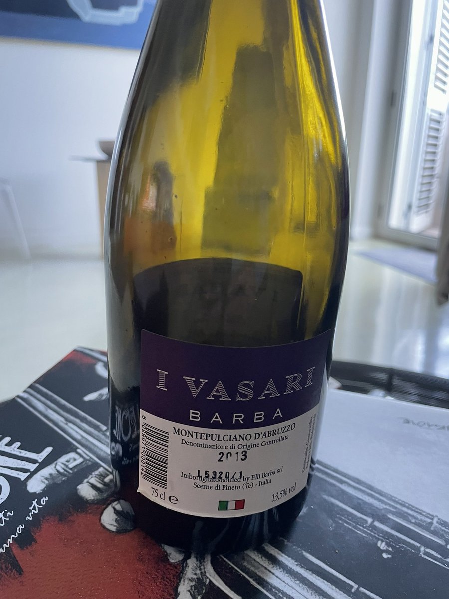 Non lo faccio spesso ma… I Vasari Old Vines 2013 è un capolavoro: sintesi di frutto complessità freschezza… prospettive: fine gioia mai…