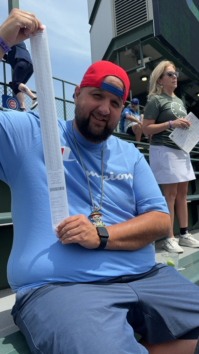 brbates616's tweet photo. 50/50 Raffle at the friendly confines, not at @BarstoolBigCat level, but we’re getting there. https://t.co/20R4QFv8A7