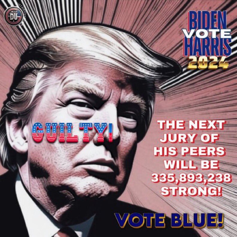 TLangley99's tweet photo. 👇NotSoBreakingNews👇 
The Trumpian GQP
record is clear. 
🤔 
34 felony convictions
54 pending criminal charges
2 impeachments
2 popular vote losses
$88M owed 2 E Jean Carroll
$450M owed 4 civil fraud
$8T added 2 nat'l debt
2.9M net loss of jobs
#IfRightMatters
👉#VoteBlue👈 https://t.co/YnFwpN15hK