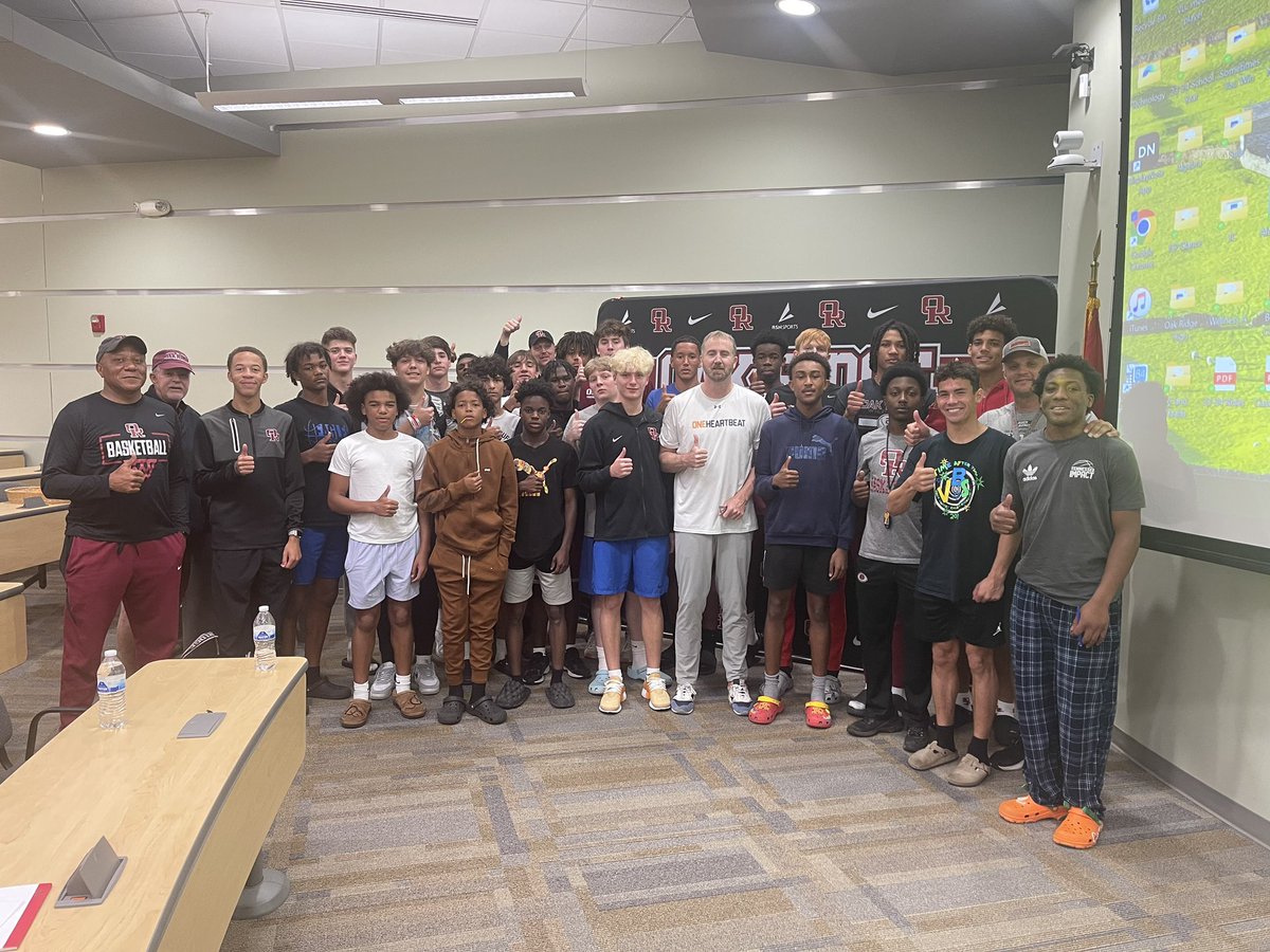 A very special Thank you to <a href="/bethethumb/">Tommy Brown</a> (Tommy Brown) for coming out to speak with our guys on this morning.