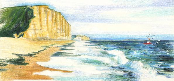 GreetsFromUK's tweet photo. #DORSETARTWEEKS  #WESTBAY  #DURDLEDOOR  #GOLDENCAP #LYMEREGIS  #PRINTS #CARDS https://t.co/Gc8F0obF9S
