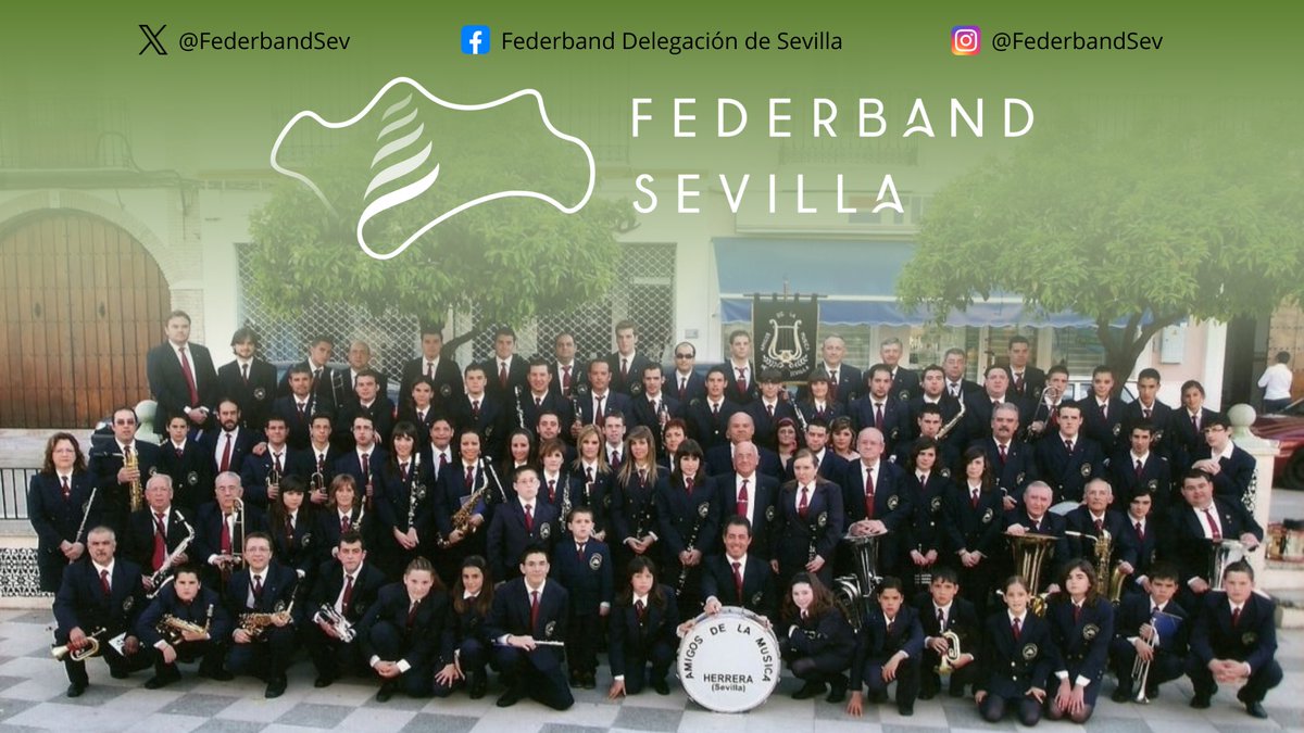 FederbandSev's tweet photo. Damos la bienvenida a @BAmigosMHerrera que se une a la comunidad musical de Federband Sevilla.

¡UNIDOS, SOMOS MÁS FUERTES! https://t.co/q3sDvpPZ7r