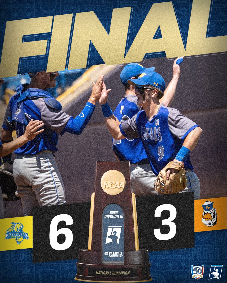 MISERICORDIA IS MOVING ON ‼️ The Cougars take the first game of the World Series! #D3baseball | #WhyD3