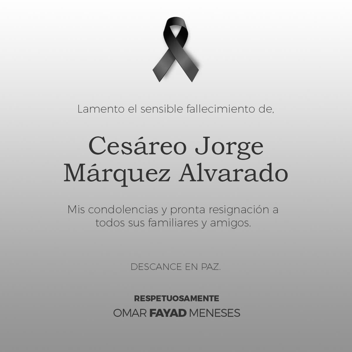 Envío mis más sinceras condolencias a familiares y amigos de Jorge Márquez, por su sensible fallecimiento. 
Descanse en paz. 🙏🏼🕊️