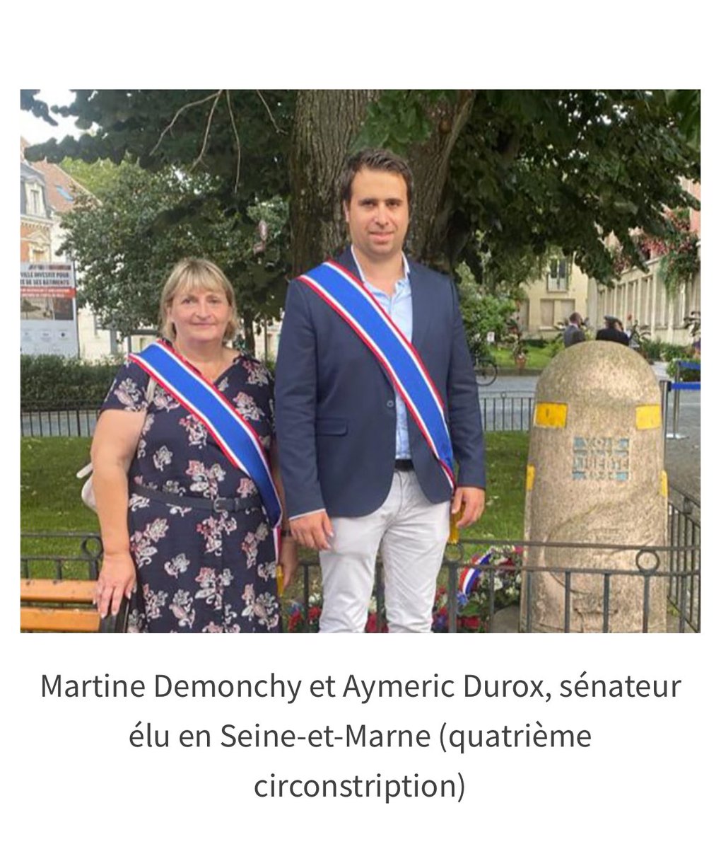 🔵 Bravo à @MartineDemonchy pour sa place méritée sur la liste menée par @J_Bardella aux européennes ! 🗣️ « Nous attendons impatiemment les résultats des européennes en Seine-et-Marne, qui promettent d’être un véritable raz de marée, et qui nous permettront de travailler avec