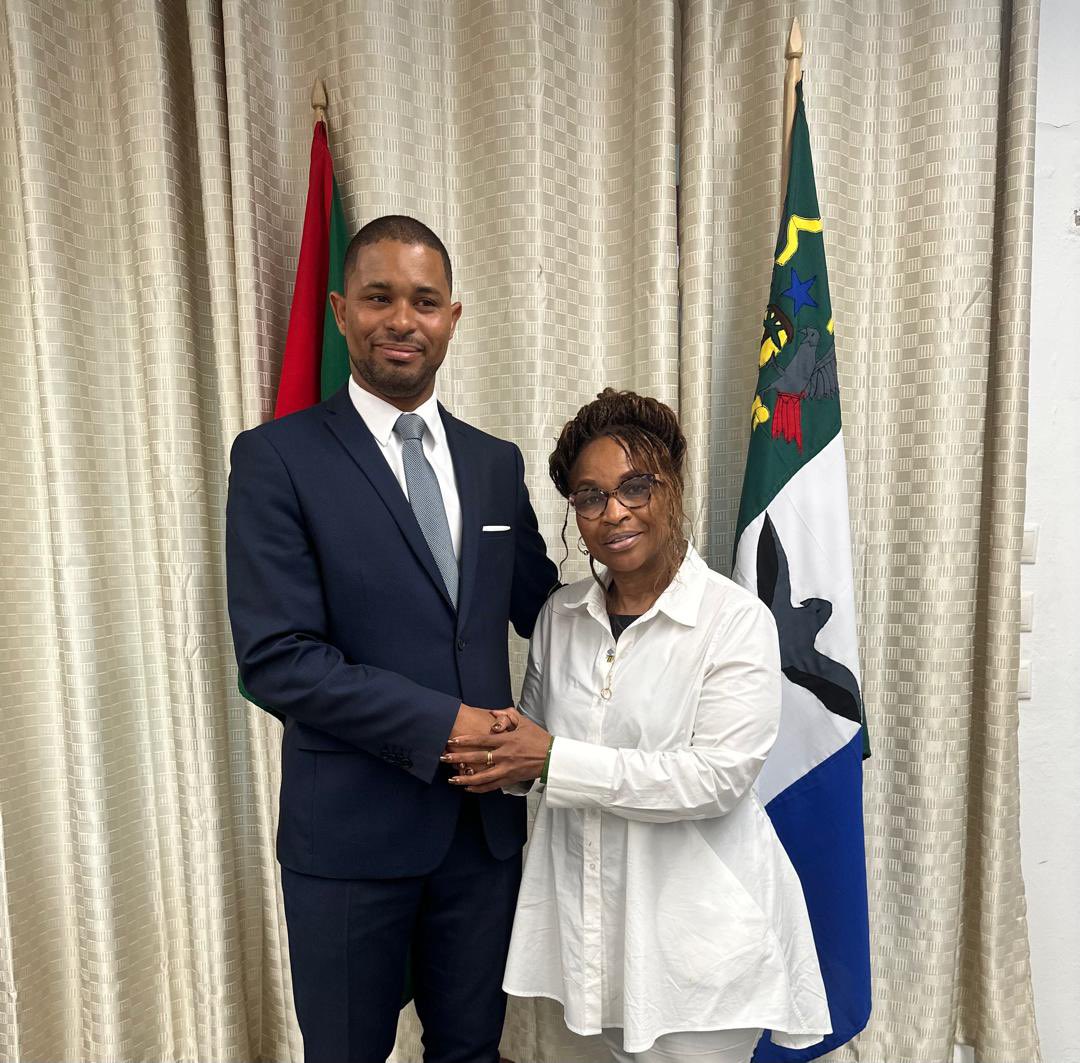 #SaoTome& Principe🇸🇹   🤝🌱 Strengthening partnerships!   @WFP CD, @WanjaKaaria engages with Sao Tome’s leadership on school feeding.   Joint efforts to empower communities, improve nutrition, and drive sustainable development   #Partnerships4ZeroHunger #LeaveNoOneBehind #SDG2