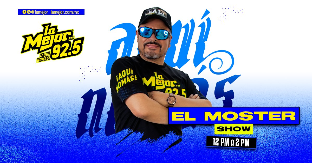 ¡Divierte con todas las bromas y el cotorreo bien armado de #JulioMontes en #ElMonsterShow! EAAAAA PERROS 📷📷 ¡Escúchalo de lunes a viernes de 12:00 pm a 02:00 pm #aquínomás en La Mejor Monterrey 92.5 FM! 📷