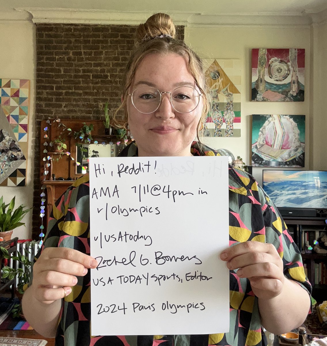 RachelGBowers's tweet image. one more plug 🔌: me and the queen @sydbergan  are gonna be taking allllll your questions in an r/Olympics AMA on july 11, so here's my proof of life!
reddit.com/r/olympics/