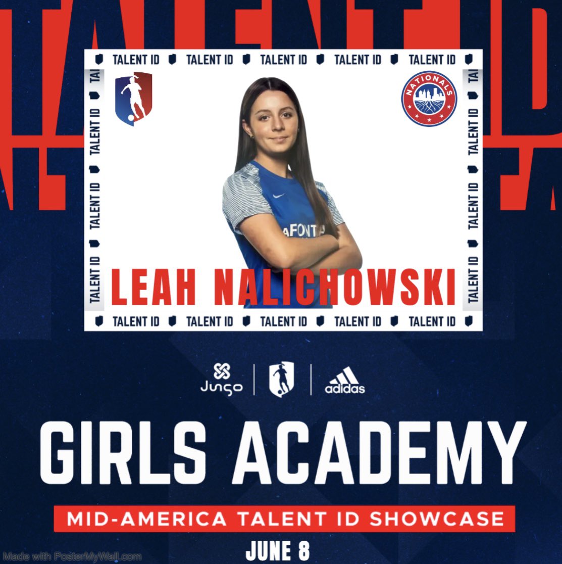 Leah Nalichowski: 🎓2027 ⚽️ CF/ST (@leahnalichowski) on Twitter photo I am excited to be invited back to the Girls Academy Mid-America ID showcase!! <a href="/PrepSoccer/">Prep Soccer ⚽️</a> <a href="/TopDrawerSoccer/">TopDrawerSoccer</a> <a href="/USYouthSoccer/">US Youth Soccer</a> I am excited to be invited back to the Girls Academy Mid-America ID showcase!! <a href="/PrepSoccer/">Prep Soccer ⚽️</a> <a href="/TopDrawerSoccer/">TopDrawerSoccer</a> <a href="/USYouthSoccer/">US Youth Soccer</a>