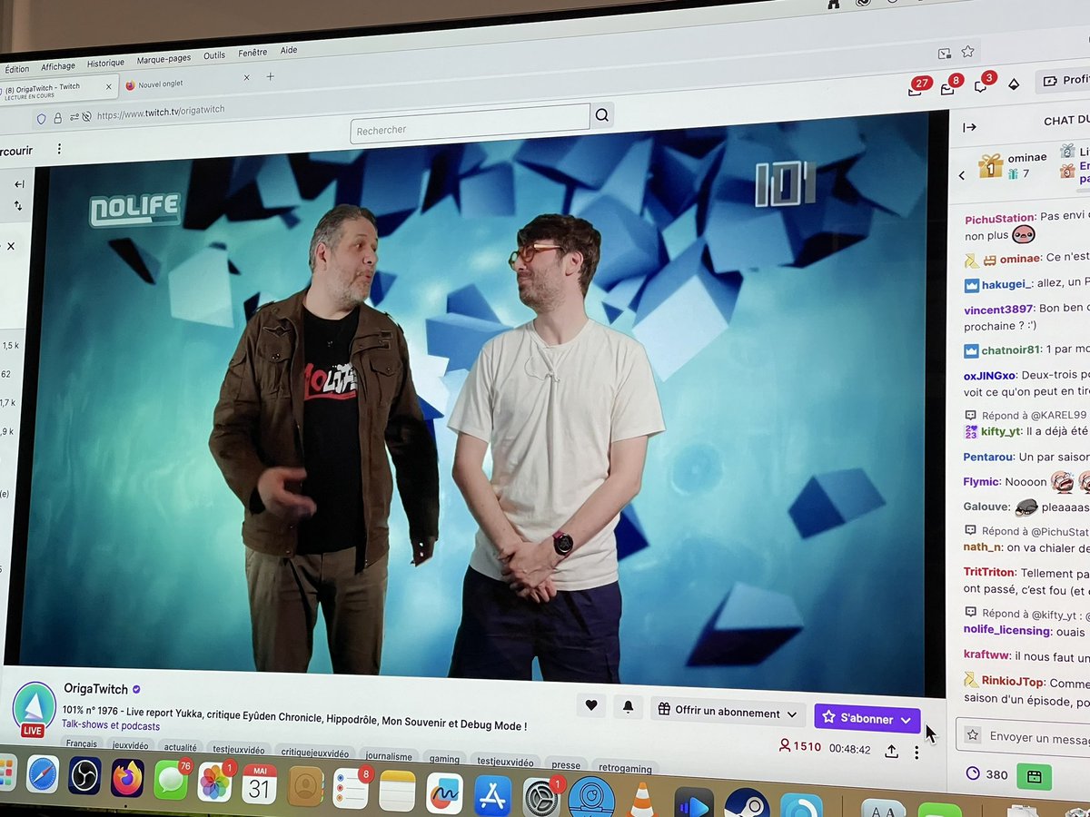 Ce voyage dans le temps vraiment. Incroyable à vivre en direct comme à l’époque !