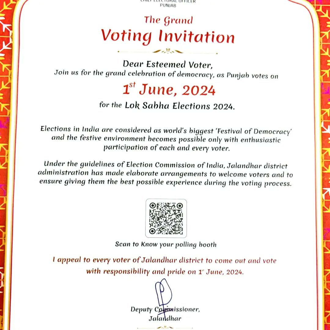 District Election Officer, Jalandhar tweet media
