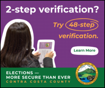 blocker4's tweet image. Glad I went to an enlightening seminar yesterday put on by @cocoelections. 

Want to see all the steps Contra Costa County Elections takes to secure elections? Come look, they're an open book: bit.ly/3yvT4EL. #CoCoVote #TrustedInfo2024