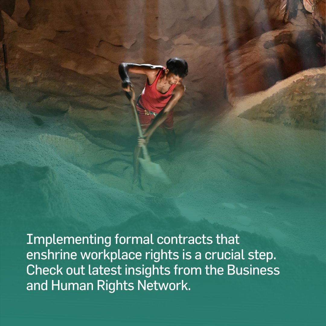 Over half of the global labour force consists of informal workers without formal contracts or workplace rights. In these economies, poverty & unemployment heighten risks of forced labour. Companies must undertake rights-based due diligence. Learn more: bhr-navigator.unglobalcompact.org