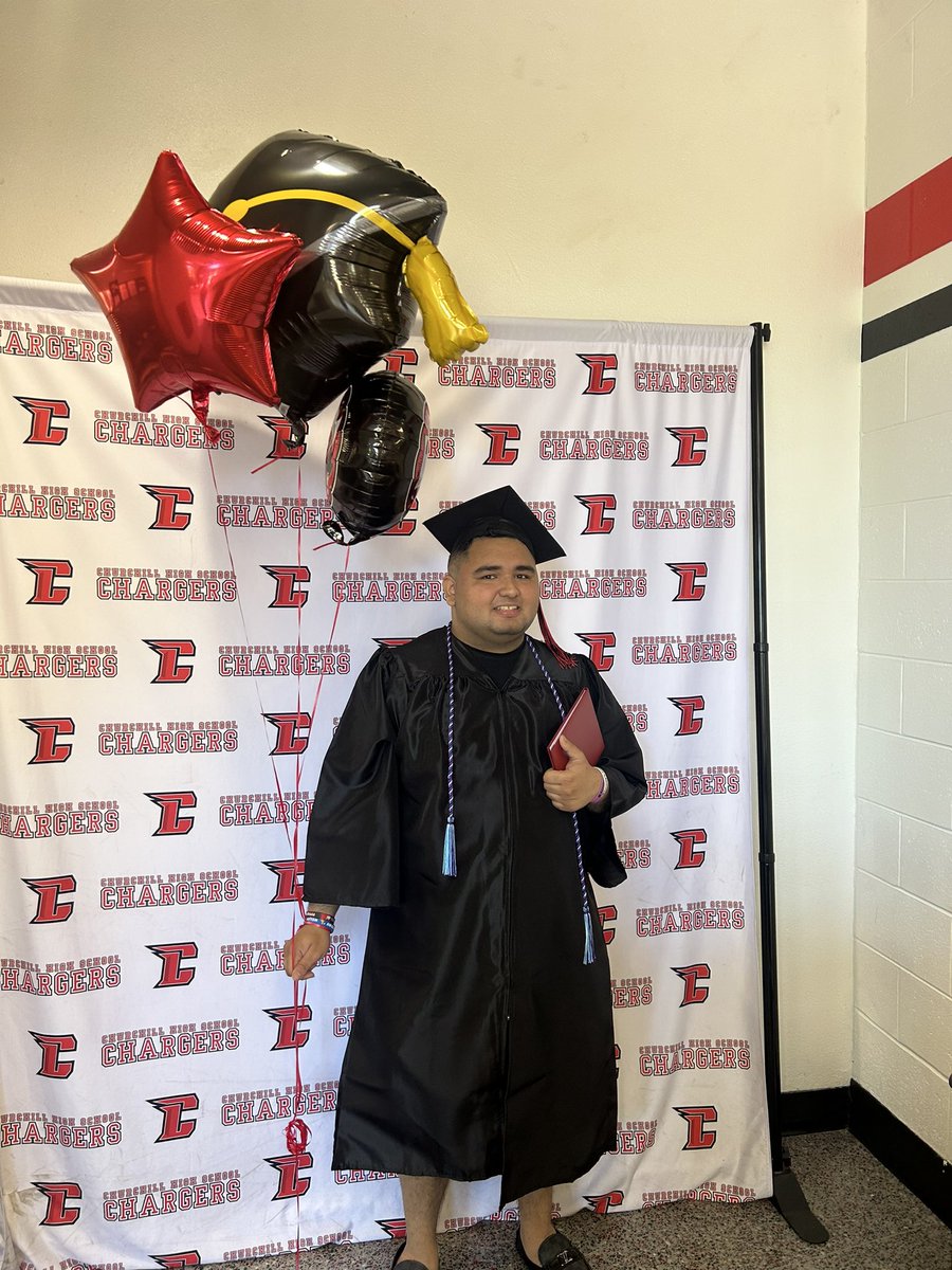 AdrianneHosking's tweet photo. Happy Graduation day to our seniors Noah and Hussein. You will be missed ❤️@CHS_Chargers @LivoniaDistrict @maceyreese11 https://t.co/IOcSnprKEj